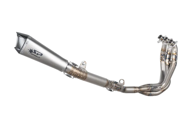 Triumph Street Triple 765Rs / R / S 2023 - 2025 — Full System Wssp Replica + Konix Evo Silencer 1