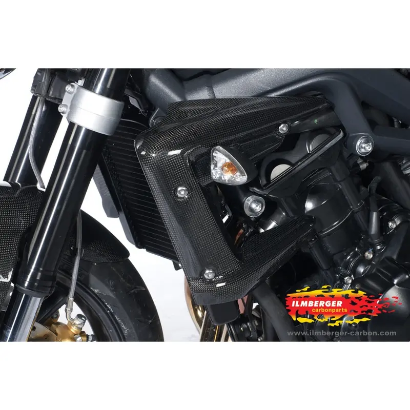 Triumph Street Triple R 675 (2009-2012) Ilmberger Carbon Radiator Cover (Left) 1