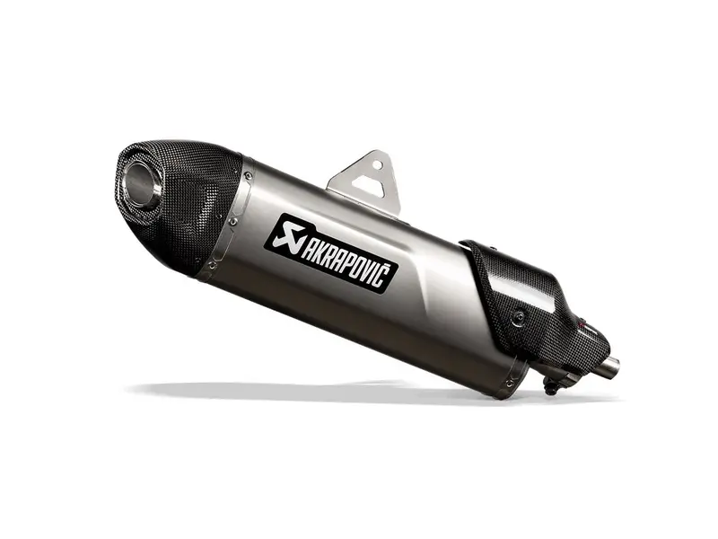 Triumph Tiger 1200 X / Explorer All Models - (2022-2024) Akrapovic Titanium Silencer Slip-On Kit - Road Legal 1