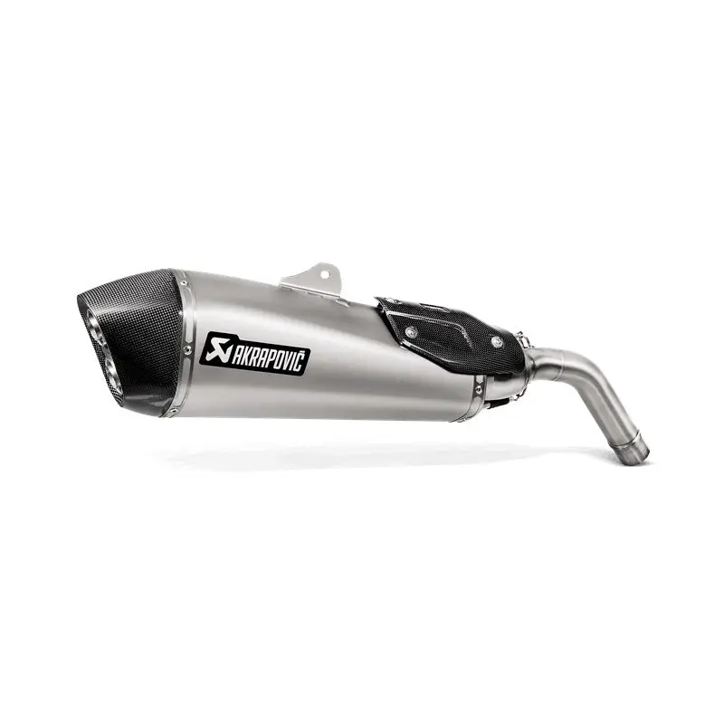 Triumph Tiger 800 Xc / Xr - (2017-2020) Akrapovic Titanium Silencer Slip-On Kit - Road Legal 1