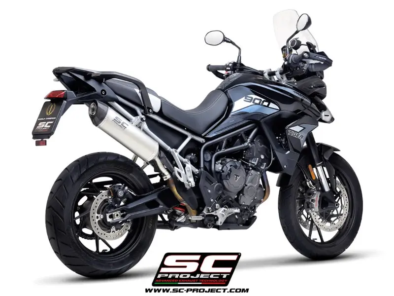 Triumph Tiger 850 - 2021 - 2024 – Sc-Project Oval Titanium Exhaust 1