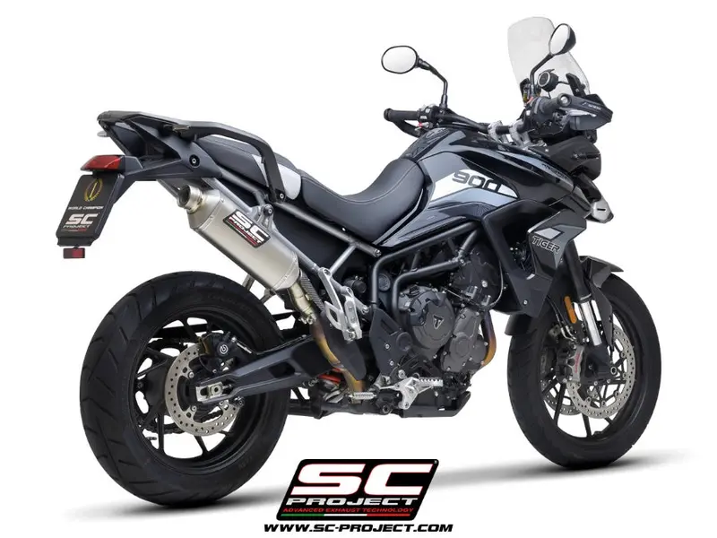 Triumph Tiger 850 - 2021 - 2024 – Sc-Project Rally Raid Titanium Exhaust 1