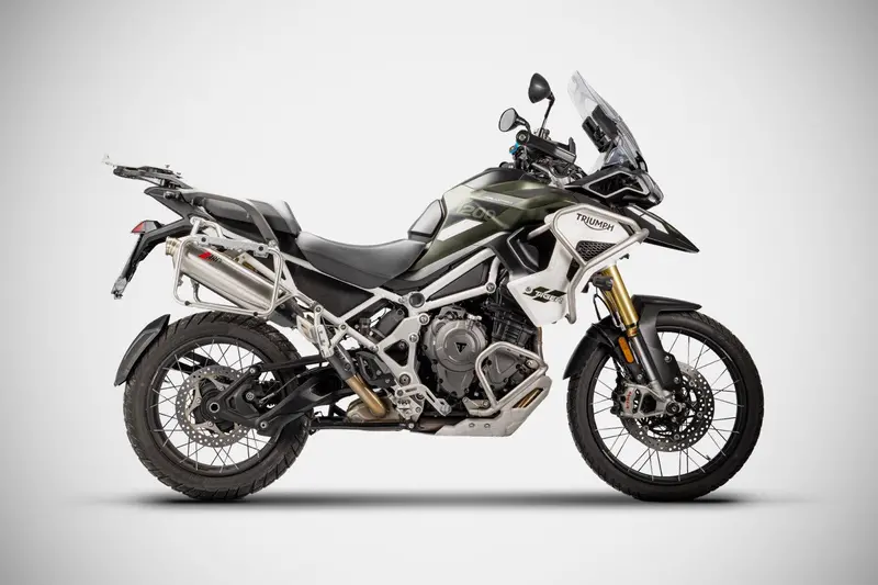Triumph Tiger Explorer 1200 2016-2024 Zard Tiger 1200 Exhaust | Slip-On (22-23) 1
