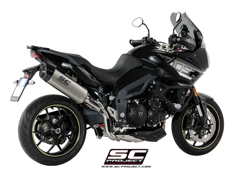 Triumph Tiger Sport 1050 - 2016 - 2020 – Sc-Project Adventure Titanium Exhaust, High Mount 1