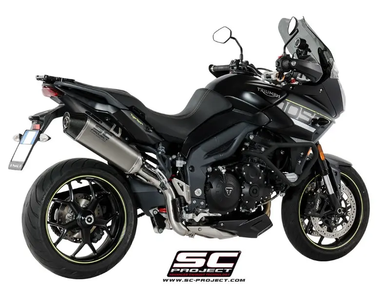 Triumph Tiger Sport 1050 - 2016 - 2020 – Sc-Project X-Plorer Titanium Exhaust, High Mount 1