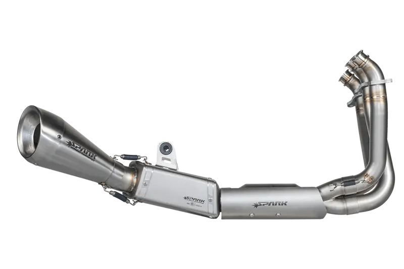 Triumph Trident 660 / Tiger Sport 660 Daytona 660 2022 - 2024 - Full System: Collector With Pre-Silencer Box In Stainless Steel + 60'S Silencer 1