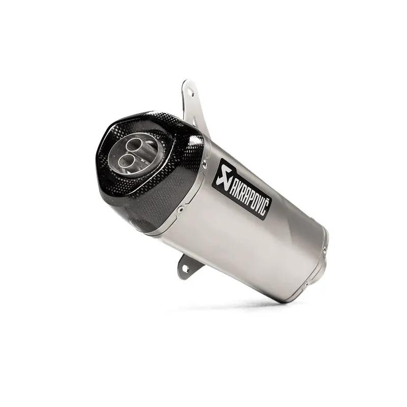 Vespa Gts125ie Super - (2009-2020) Akrapovic Sp Titanium Slip-On Kit - Not Compatible With Rear Side Protector Kit - Road Legal 1