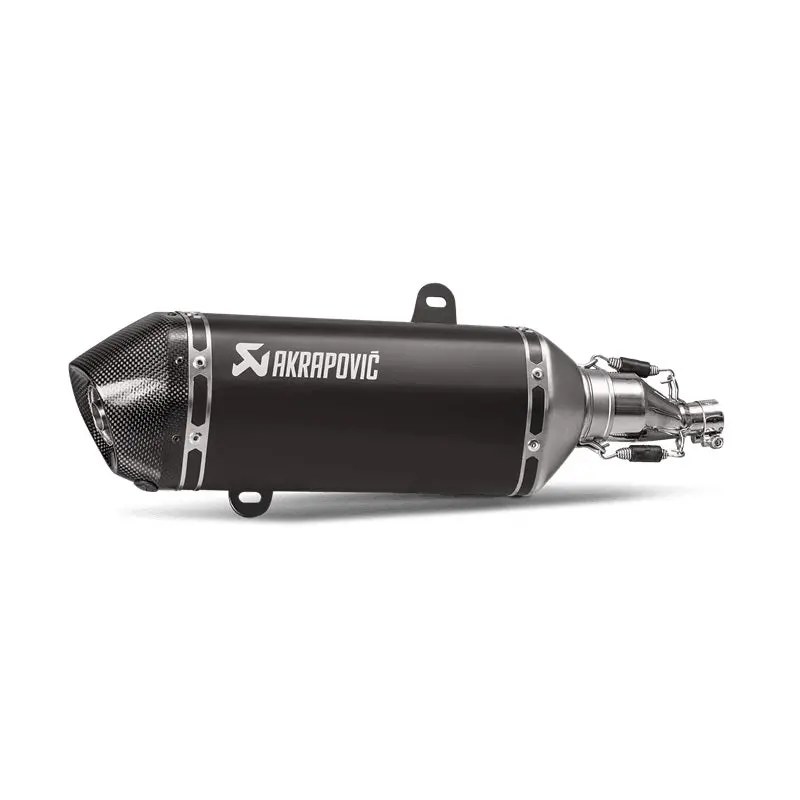 Vespa Gts125ie Super - (2017-2020) Akrapovic Sp Titanium Slip-On Kit - Not Compatible With Rear Side Protector Kit - Road Legal 1