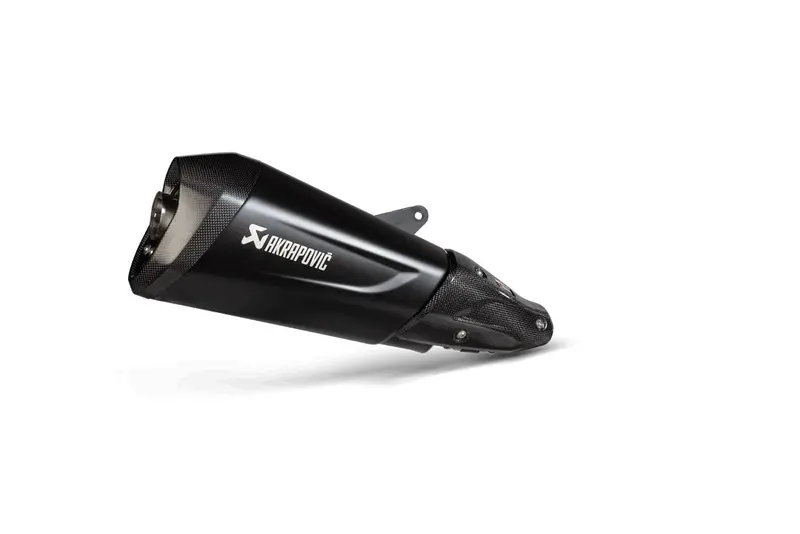 Vespa Gts300 Hpe - (2021-2024) Akrapovic Stainless Slip-On Kit - Satin Black - Road Legal 1