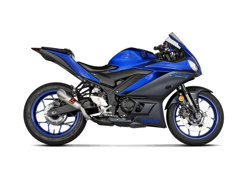 Yamaha Mt-03 - (2016-2026) Akrapovic Titanium Silencer Slip-On Kit - Moto Gp Style - Race 2