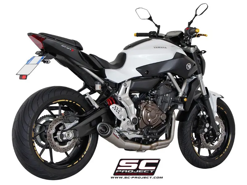 Yamaha Mt-07 - 2013 - 2016 – Sc-Project 2-1 Stainless Steel Full Exhaust System, With Conic Stainless Steel Exhaust 1