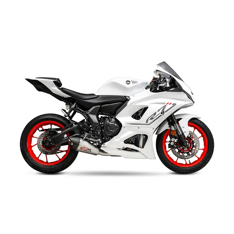 Yamaha Mt-07 - (2017-2020) Yoshimura Stainless At2 Full System - Stainless Header, Silencer, Carbon Coned End Cap - Race Series - Does Not Fit Euro5+ Models With Dual 1