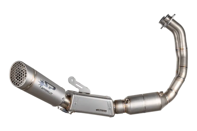 Yamaha Mt 07 2021 - 2025 Eu 4 & 5 — Full System Stainless Steel With Pre-Silencer And Grid-O Silencer 1