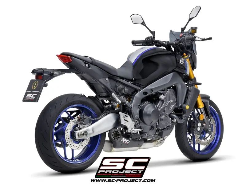 Yamaha Mt-09 - 2021 - 2023 – Sc-Project 3-1 Stainless Steel Full Exhaust System, With Str-1 Exhaust 1