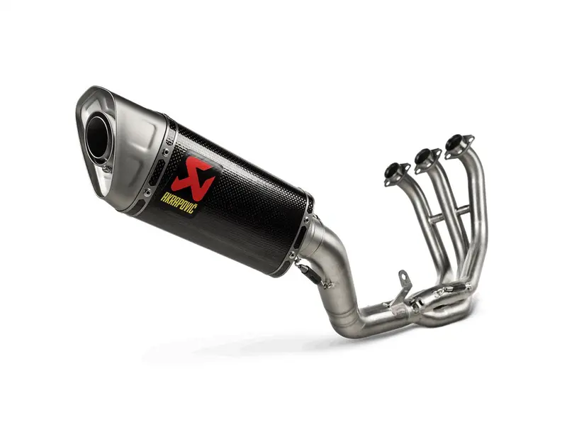 Yamaha Mt-09 - (2024-2026) Akrapovic Carbon Silencer 3-1 Race System - Race Removable Baffle 1
