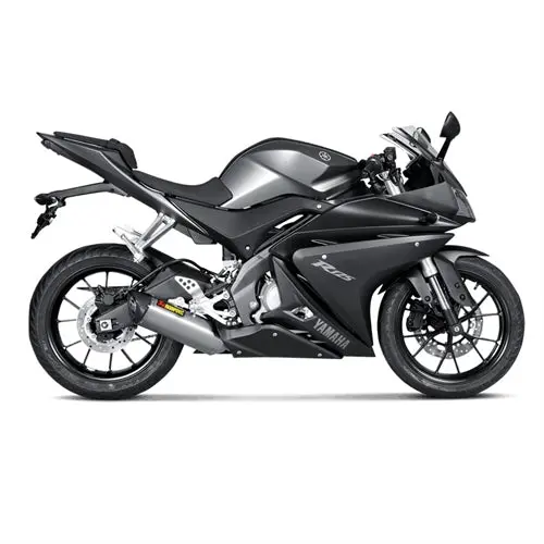 Yamaha Mt-125 - (2014-2019) Akrapovic Titanium Silencer Complete System - Road Legal 2