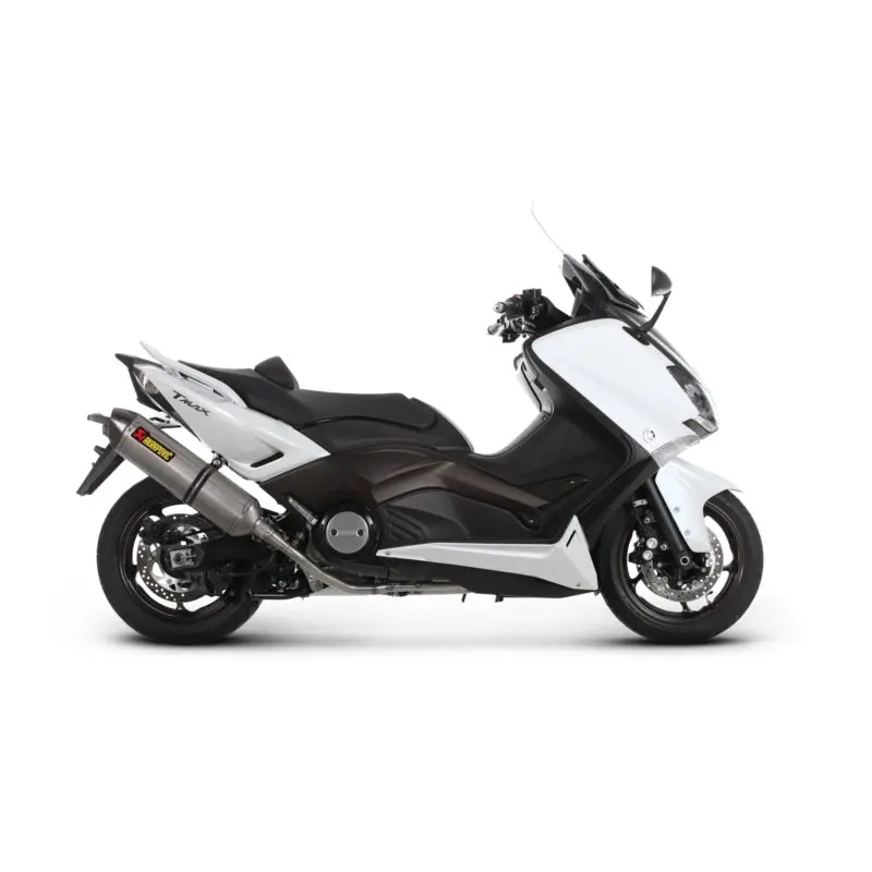 Yamaha T Max - (2008-2016) Akrapovic Titanium Silencer Complete 2-2-1 Conical System - Race Removable Baffle 2