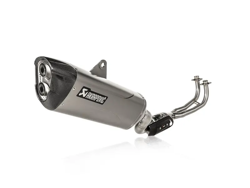 Yamaha T Max - (2025-2026) Akrapovic Titanium Silencer Complete 2-2-1 Conical System - Road Legal 1