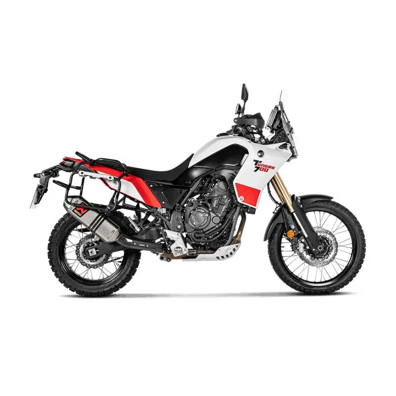 Yamaha Tenere 700 - (2021-2023) Akrapovic Titanium Silencer Slip-On Kit - E-Marked 2