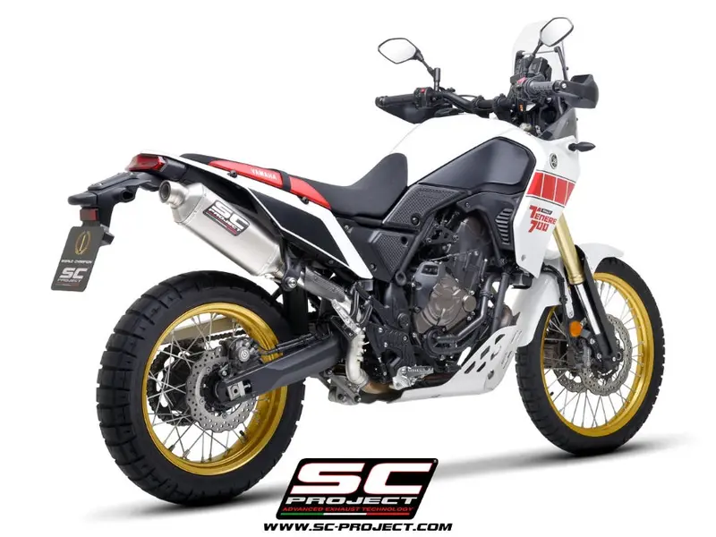 Yamaha Tenere 700 - 2021 - 2024 – Sc-Project Rally Raid Titanium Exhaust, High Mount 1