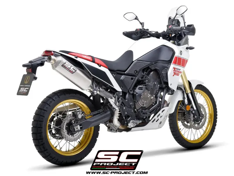 Yamaha Tenere 700 - 2021 - 2024 – Sc-Project Rally Raid Titanium Exhaust, High Mount 1