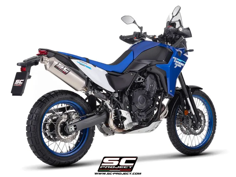Yamaha Tenere 700 - 2025 – Sc-Project Rally Raid Titanium Exhaust, High Mount 1