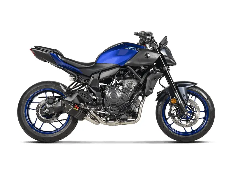Yamaha Tracer 7 / Gt - (2020-2026) Akrapovic Carbon Silencer Complete 2-1 Race System - Hexagonal - Race Removable Baffle 2