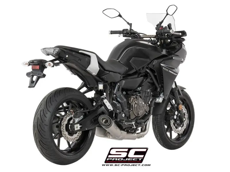 Yamaha Tracer 700 - 2016 - 2020 – Sc-Project 2-1 Stainless Steel Full Exhaust System, With S1 Titanium Exhaust 1