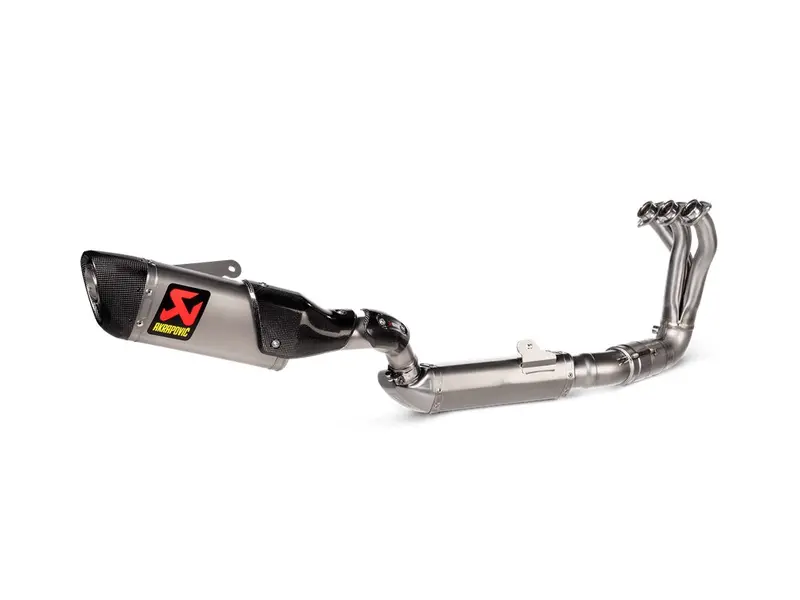 Yamaha Tracer 9 / Gt / Gt+ - (2021-2024) Akrapovic Titanium Silencer Stainless 3-1 System - Road Legal 1
