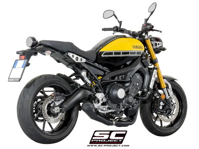 Yamaha Tracer 900 - 2015 - 2016 – Sc-Project 3-1 Stainless Steel Full Exhaust System, With Conico 70S Stainless Steel Exhaust, Matt Black 1