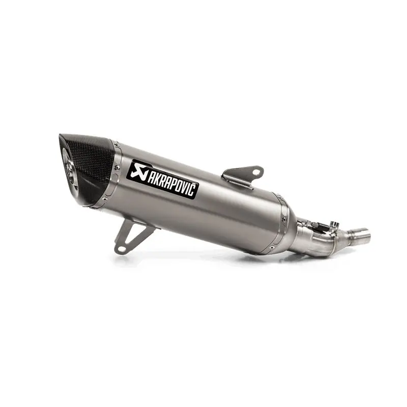 Yamaha Tricity 300 - (2020-2020) Akrapovic Titanium Silencer Slip-On Kit - Road Legal 1