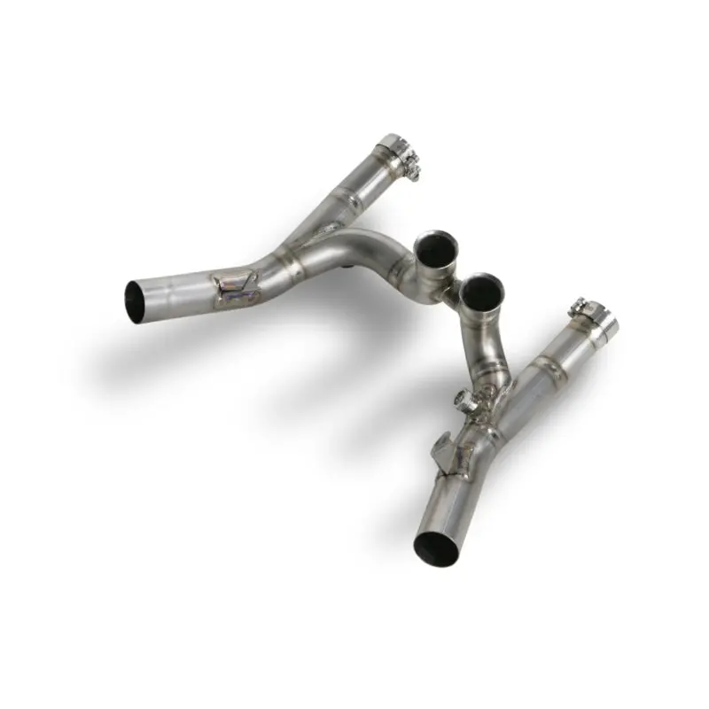 Yamaha V Max 1700 [V-Max] - (2009-2016) Akrapovic Optional Cat Eliminator Collector For Use With Slip On Silencers 1