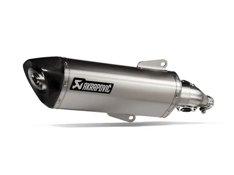 Yamaha X Max 125 - (2022-2024) Akrapovic Stainless Slip-On Kit  - Road Legal 1