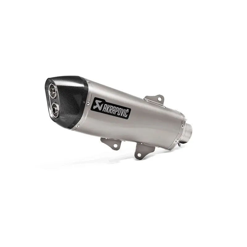 Yamaha X Max 400 - (2018-2020) Akrapovic Sp Titanium Slip-On Kit - Carbon Outlet - Road Legal Removable Baffle 1