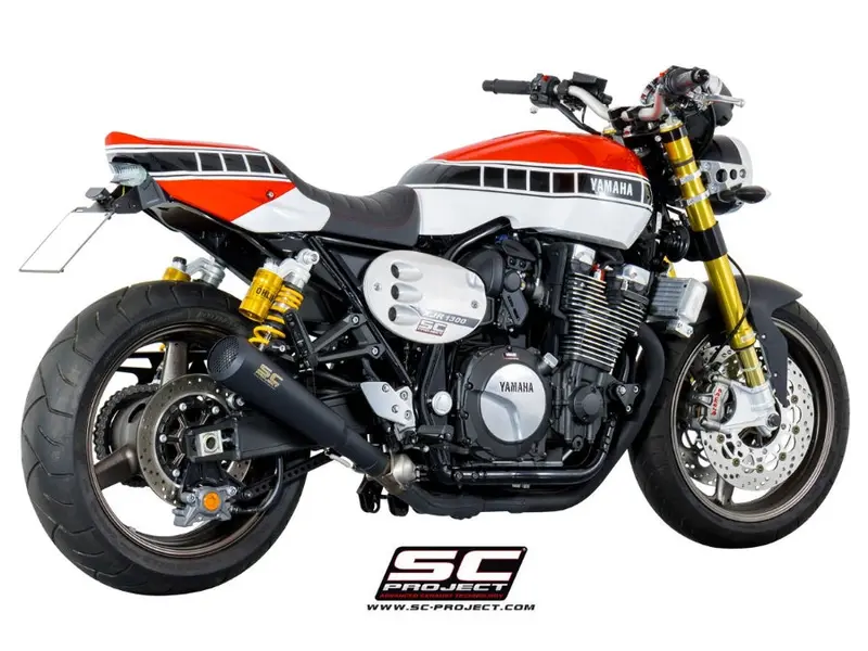 Yamaha Xjr 1300 - 2015 - 2016 – Sc-Project Conico 70S Stainless Steel Exhaust, Matt Black 1