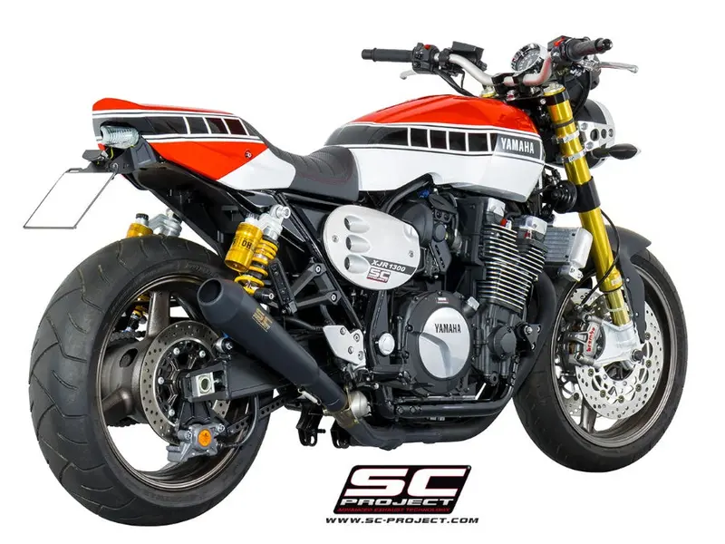 Yamaha Xjr 1300 - 2015 - 2016 – Sc-Project Conico Racer Stainless Steel Exhaust, Matt Black 1