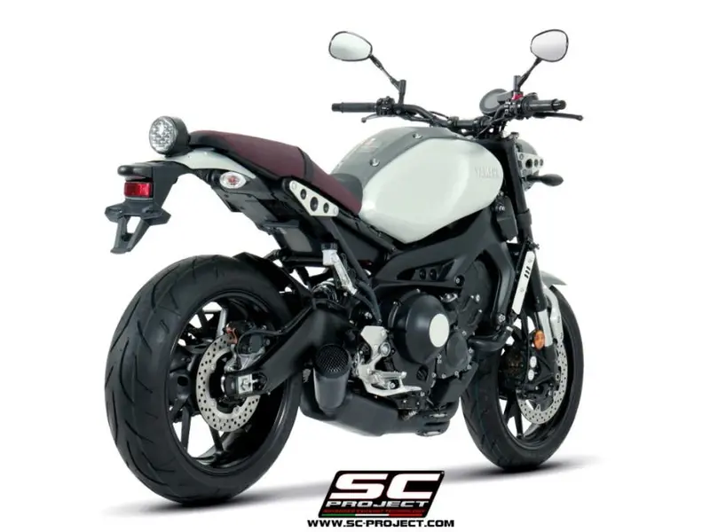 Yamaha Xsr 900 - 2016 - 2020 – Sc-Project 3-1 Stainless Steel Full Exhaust System, With Conico 70S Stainless Steel Exhaust, Matt Black 1