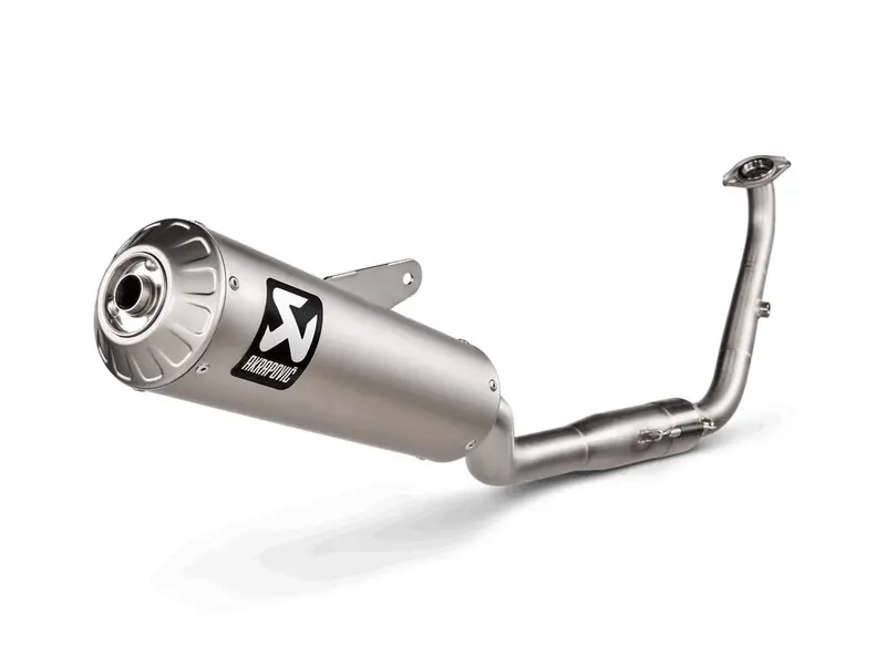 Yamaha Xsr125 - (2021-2026) Akrapovic Titanium Silencer Complete System - Road Legal 1