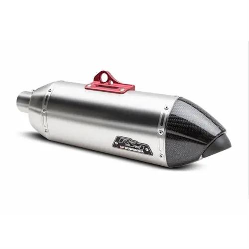 Yamaha Xt1200z Super Tenere - (2010-2023) Yoshimura Stainless Signature Series Rs-4 Stainless Slip-On Silencer, Works Edition - Carbon End Cap - Race Series 1