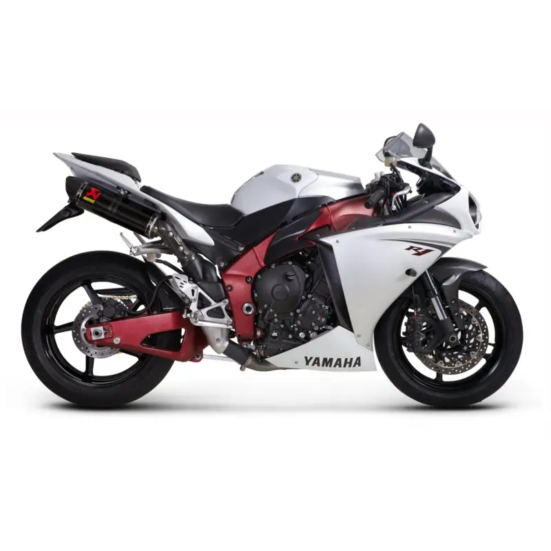 Yamaha Yzf-R1 - (2009-2014) Akrapovic Carbon Silencer Slip-On Kit - (Carbon Outlet Caps) - Road Legal Removable Baffle 2