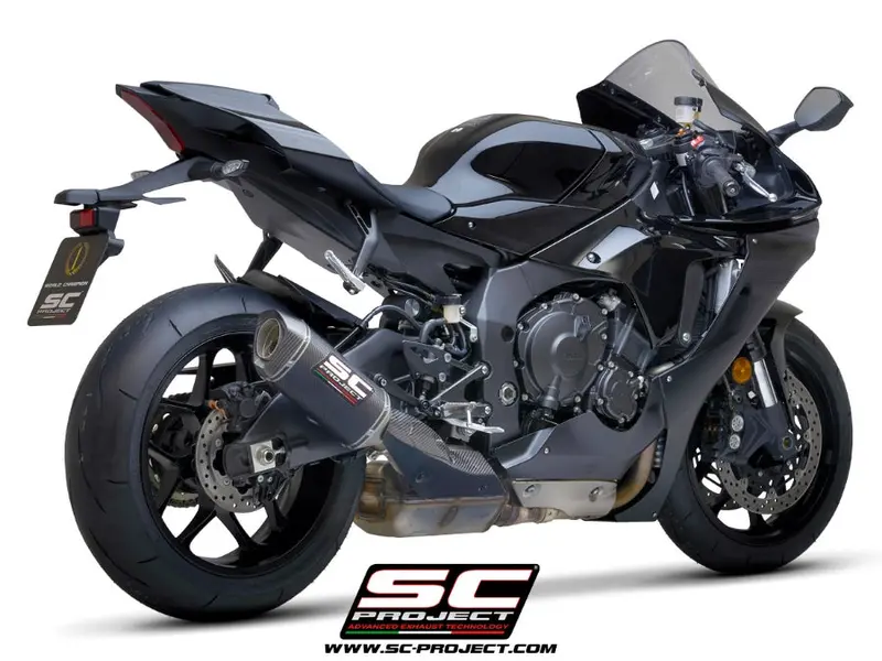 Yamaha Yzf R1 - 2017 - 2019 – Sc-Project Sc1-S Carbon Fibre Exhaust 1