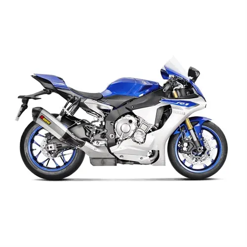 Yamaha Yzf-R1 / M - (2015-2016) Akrapovic Titanium Silencer Slip-On Kit - Road Legal Optional Baffle Available 2