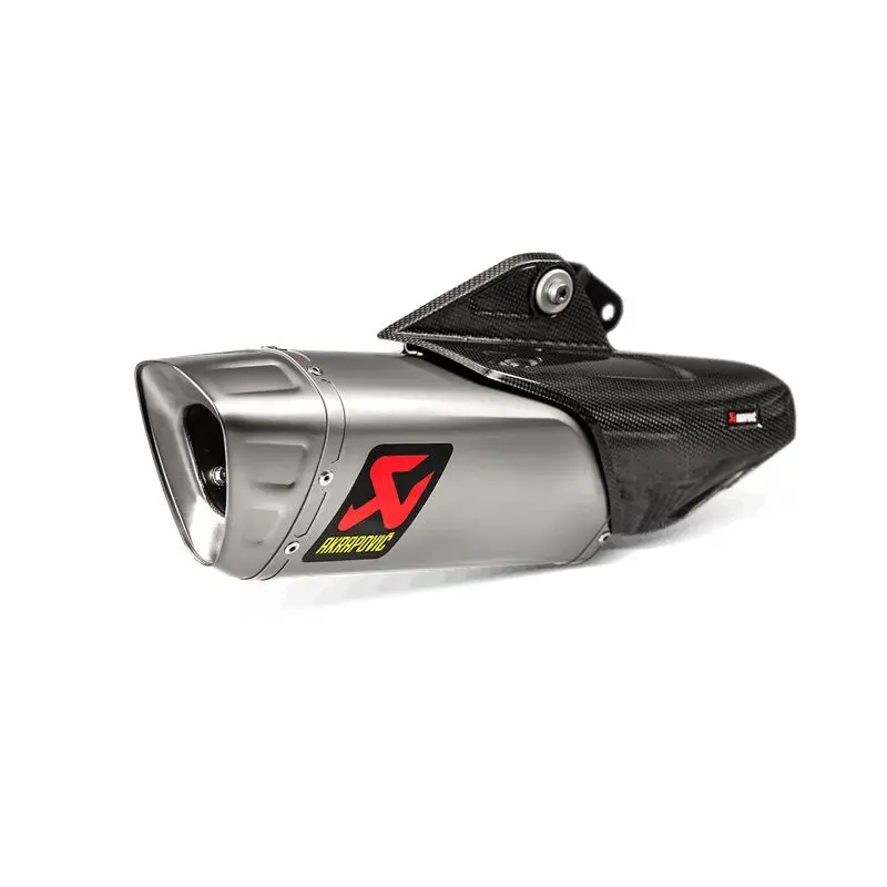 Yamaha Yzf-R1 / M - (2020-2026) Akrapovic Titanium Silencer Slip-On Kit - (Forged Titanium Outlet Cap) - With Carbon Heat Shield - Road Legal 1