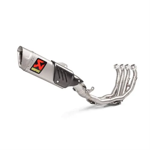 Yamaha Yzf-R6 - (2008-2016) Akrapovic Titanium Silencer Complete Stainless 4-2-1 System - Hexagonal - Race Removable Baffle 1