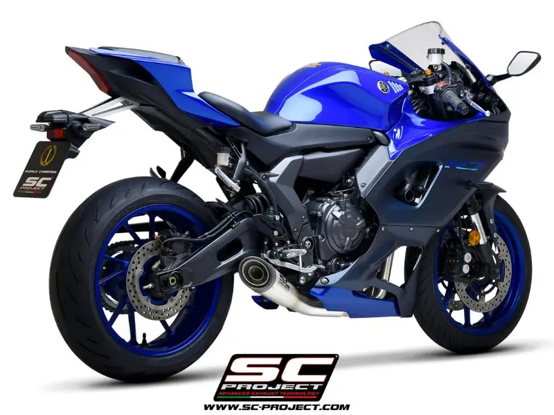 Yamaha Yzf R7 - 2021 - 2025 – Sc-Project 2-1 Stainless Steel Full Exhaust System, With S1 Stainless Steel Exhaust 1