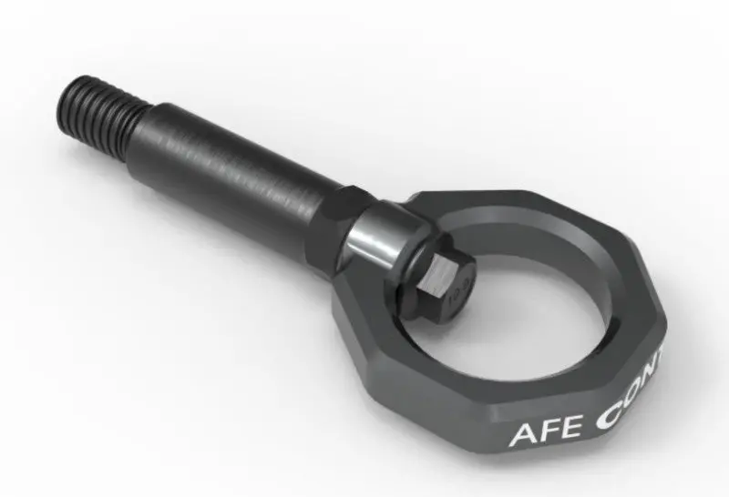 Afe Control Front Tow Hook – Matte Grey Finish, Compatible With Bmw F-Series (F20/F30/F32/F80/F82) 1