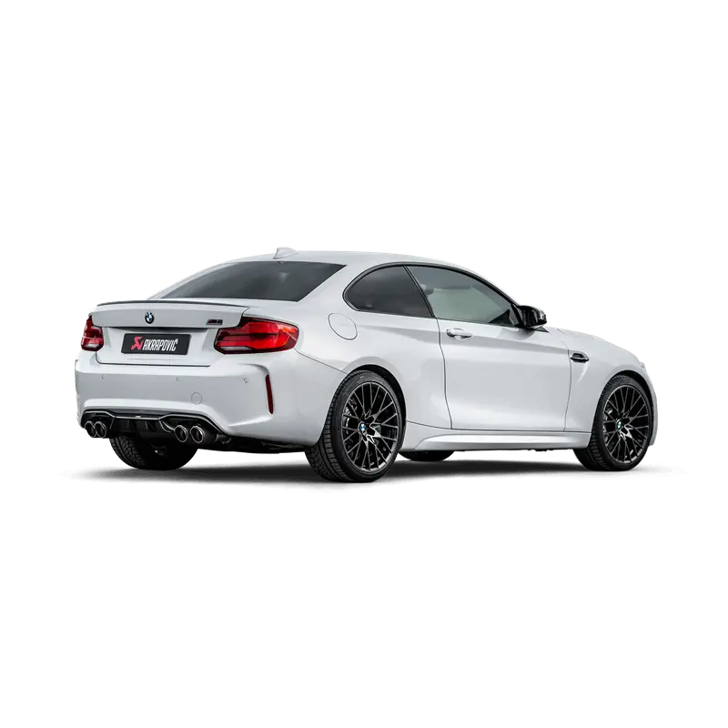 Akrapovič Titanium Slip-On Exhaust For Bmw M2 Competition & M2 Cs (F87N, 2018+) – Carbon Fiber Tips Included 1