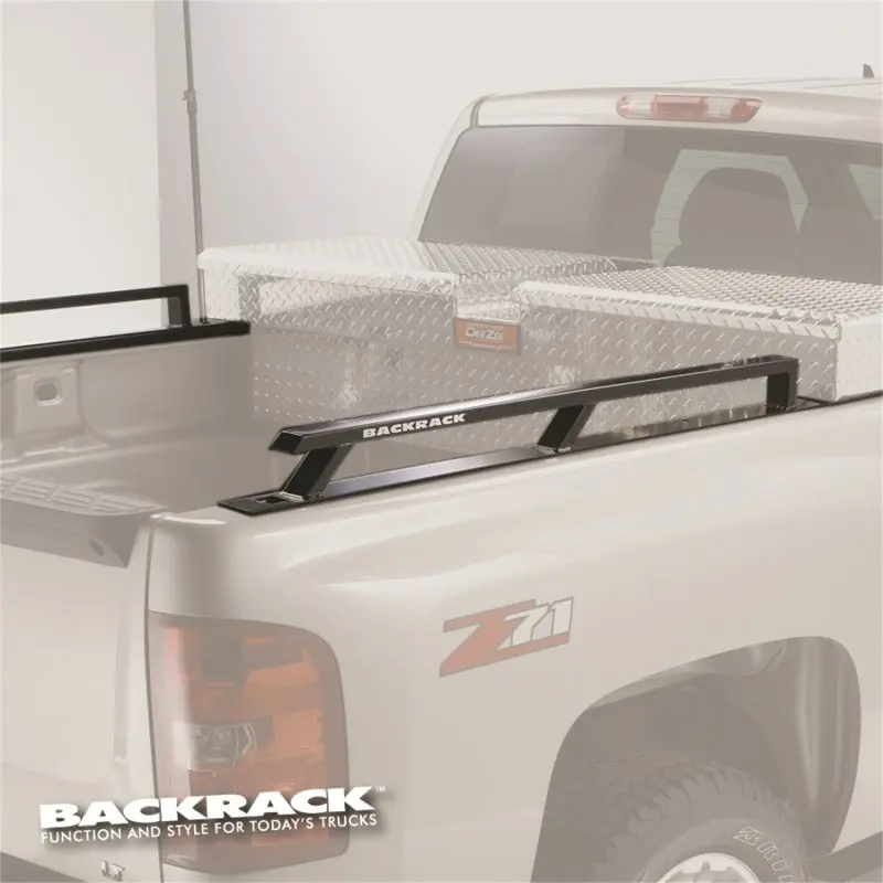 Backrack Siderail System For 2007–2013 Silverado/Sierra 6.5′ Bed – Includes 21″ Toolbox Mount 1