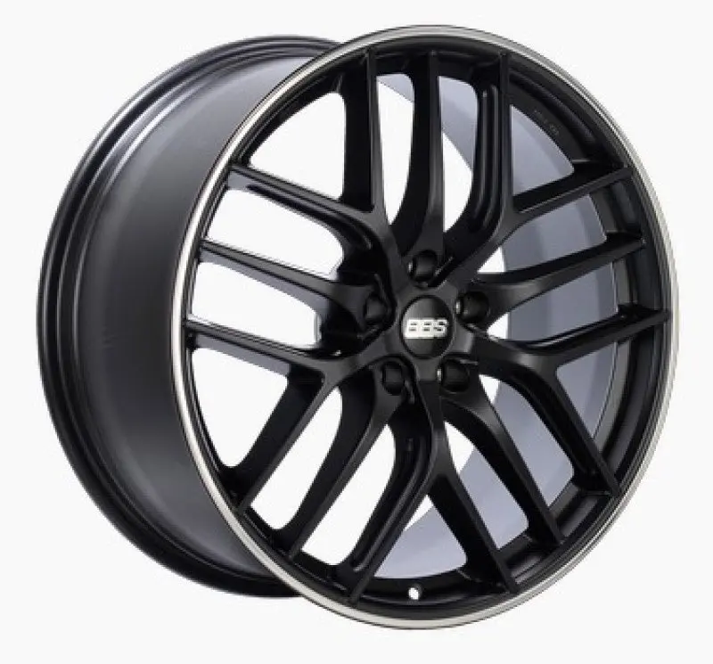 Bbs Cc-R 20X9.5 Inch Satin Black Polished Alloy Wheel – 5X112, Et42, Requires Pfs/Clip & -82Mm Offset 1