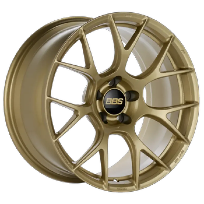 Bbs Re-V7 Gloss Gold Alloy Wheel – 19X9.5 Inches, 5X112 Bolt Pattern, Et36 Offset, 82Mm Pcd/Clip Required 1